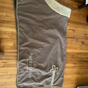 Equestrian Stockholm fleece blanket